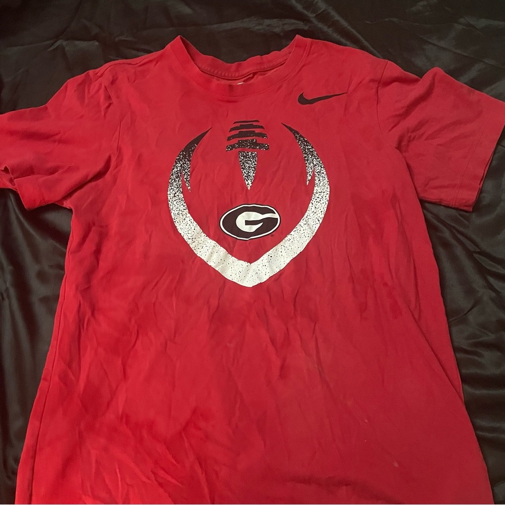 Nike red Georgia Bulldogs football shirt #GeorgiaBulldogs